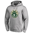 thumbnail image 2 of Men's Heathered Gray Wisconsin Herd Primary Logo Pullover Hoodie, 2 of 3