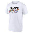 thumbnail image 2 of Men's White San Francisco Giants Love Wins T-Shirt, 2 of 3