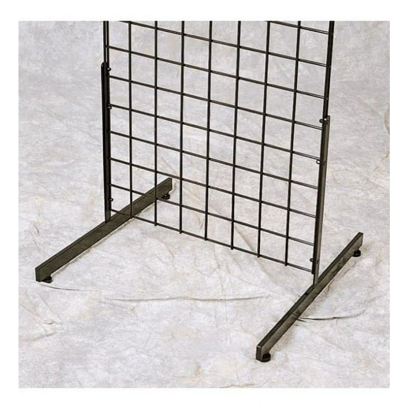 Black T-Shape Gridwall Panel Legs Display (Set Of 2)