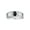 Black Star Sapphire, variant on Sterling Silver Classic 6X4MM Oval Amethyst & Sparkling Diamond Ring - Birthstone Jewelry for Men -Size 13
