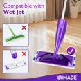thumbnail image 2 of UNIMADE 100 Count Mop Pad Refill Compatible with Swiffer Wet Jet, Disposable Multi-Layers Mopping Pads for All Hard Surface, Especially Har, 2 of 7