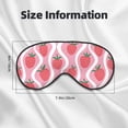 thumbnail image 4 of Uemuo Strawberries Pattern Sleep Eye Mask - Light Blocking Sleep Mask Blocking Out Light Perfectly, Soft and Comfortable Night Eye Mask, Eye Blinder, 4 of 7