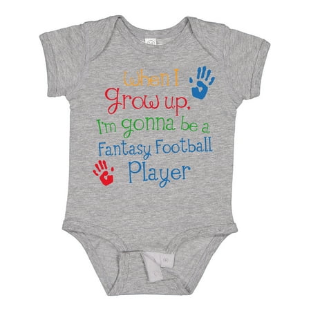 

Inktastic Fantasy Football Player Future Gift Baby Boy or Baby Girl Bodysuit