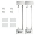 thumbnail image 1 of Transemion Stainless Steel RV Shower Corner Storage Bar Shower Corner Storage RV Shower Corner Corner Storage 2 Set 1Set, 1 of 6