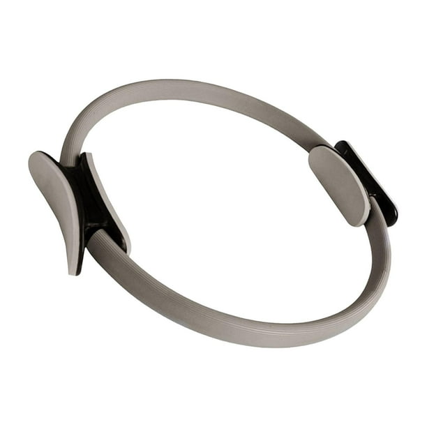 Pilates anillo de muslo Resistencia a los dispositivos de entrenamiento del equipo Tóner tonificando muslos piernas círculo de fitness anillo de Gris