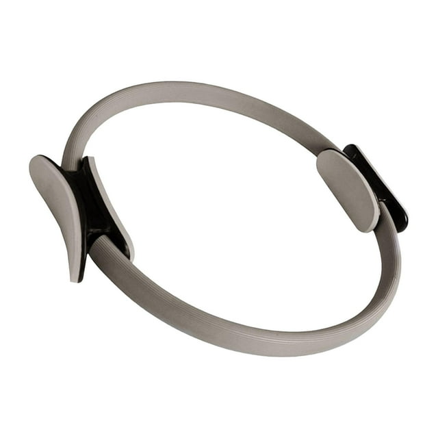 Pilates anillo de muslo Resistencia a los dispositivos de entrenamiento del equipo Tóner tonificando muslos piernas círculo de fitness anillo de Gris