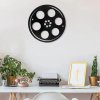 thumbnail image 4 of Gymnture 2pcs Vintage Metal Movie Reel Wall Art Decor Antique Film Disc Wall Hanging Decor for Home Theater or Movie Room Decoration, 4 of 10