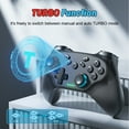thumbnail image 5 of Powtree Wireless Switch Pro Controller for Nintendo Switch /Lite / OLED/ PC/ IOS/ Android (Black), 5 of 7
