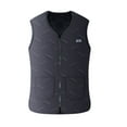 thumbnail image 2 of APEXFWDT Unisex Heated Vest for Men Women Zip-Up V-Neck Puffer Vest with 7-Zone Heating, Sleeveless Winter Warm Outerwear,M,Black, 2 of 8