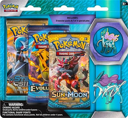 80216 Pokemon Sun and Moon Guardians Rising Karten 161 3er-Pack Booster