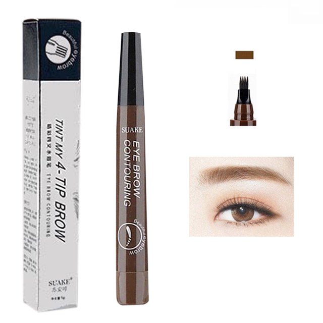 Eyebrow Pen Waterproof Fork Tip Eyebrow Long Lasting 5ml