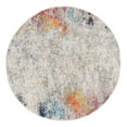 thumbnail image 3 of Unique Loom 3 Ft Round Rug in Beige (3153846), 3 of 7