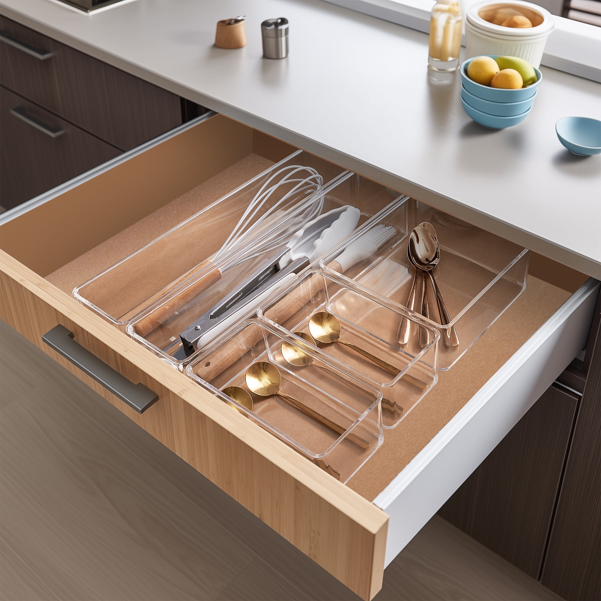 Sorbus 5-piece drawer set for organizing Kitchen Utensils, Bathroom, Bedroom, and more
