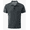 03#Gray, variant on Breathable Quick Dry Men's Polo Shirt, Collared Short Sleeve Waffle Knit Top, Stretch Casual Golf Shirt (Navy Blue, S)