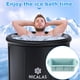 thumbnail image 4 of Molde para bloques de hielo para baños de hielo, paquete de 6 moldes para cubitos de hielo grandes de 15 libras, molde de silicona para baños de hielo, accesorios reutilizables para baños de hielo, 4 of 5