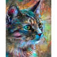 thumbnail image 1 of Cuadros Decorativos DIY pintura por número Kit gato Animal pintura acrílica oficina arte artesanía ornamento regalo Ehuebsd Nuevos Originales, 1 of 9