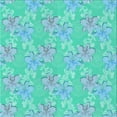 thumbnail image 1 of Ahgly Company Indoor Square Patterned Bright Turquoise Blue Area Rugs, 4' Square, 1 of 6