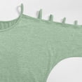 thumbnail image 7 of hotojiny Cold Shoulder Tops for Womens Cute Scoop Neck 3/4 Sleeve Shirt Summer Fashion Outfits Spring Beach Vacation T Shirts, 7 of 7