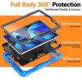 thumbnail image 5 of for iPad Pro 11 inch Case (2022/2021/2020/2018), 360 Rotating Shockproof Cover with Stand, Handle, Shoulder Strap, Sky Blue, 5 of 7