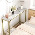 thumbnail image 4 of Narrow Console Table, Sofa Table, 39.4" Behind Couch Table Hallway Table for Entryway Living Room, Gold, 4 of 6