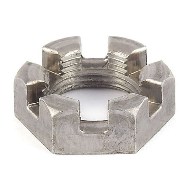 AP Spindle Nut 014-122081 1 Inch-14 UNS Thread; 6 Slot Spindle