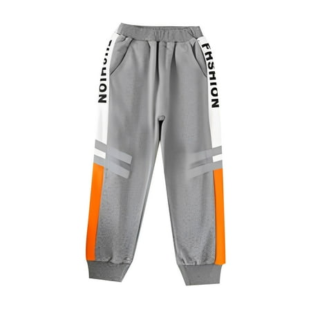 

PINQI Baby Loose Trousers Kids Toddler Baby Boys Spring Summer Print Cool Cotton Pocket Street Style Hop Pants with Pocket for 1-6 Years(Grey 1-2 Years)