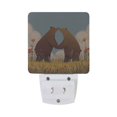 thumbnail image 2 of Bears Kissing Valentine Vector LED Night Light Sensor Lamp Plug-in Adjustable Brightness 2 Pack, 2 of 7