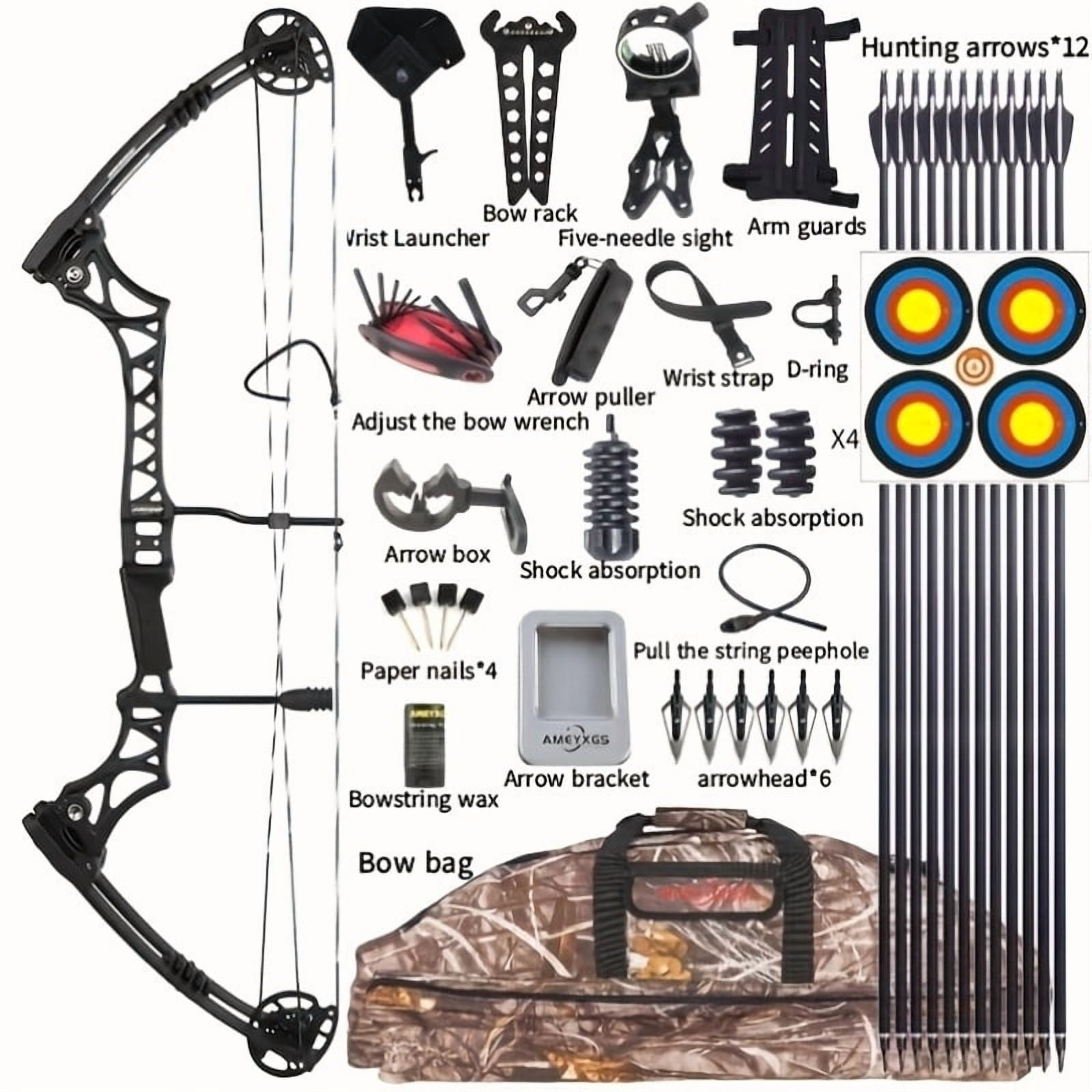 JUNXING M108 Compound Bow Adjustable Hunting Archery Set 30-55lbs