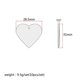thumbnail image 4 of Wood Guitar Pick Heart Shape Guitar Plectrum Comfortable Grip 10Pcs, 4 of 4