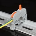 thumbnail image 4 of MasteelfCA 10pcs PCT-211 Din Rail Universal Compact Wiring Terminal Block Mini Push-in Conductor Connector Wire Connectors (Grey), 4 of 7