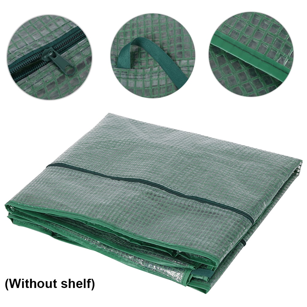 Adifare 4 Tier Greenhouse Cover Garden Walk-in Greenhouse Replacement Plant Covers 70 X 50 X 160 Cm/27.55 * 19.68 * 62.99 In (Not Include Iron Shelf)