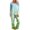 Green-C, variant on Ecqkame Women's Pajama Set St. Patrick's Day Print Casual Round Neck Long Sleeve Top Elastic Waist Pants 2 Piece Soft Sleepwear Green M