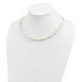 thumbnail image 3 of Primal Gold 14 Karat White Gold 6-7mm White Near Round Freshwater Cultured Cultured Pearl Necklace, 3 of 5