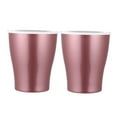 thumbnail image 4 of LITINKIMI 2Pcs Modern Rose Gold Lazy Flower Pot Self Watering Indoor Planter, 4 of 8