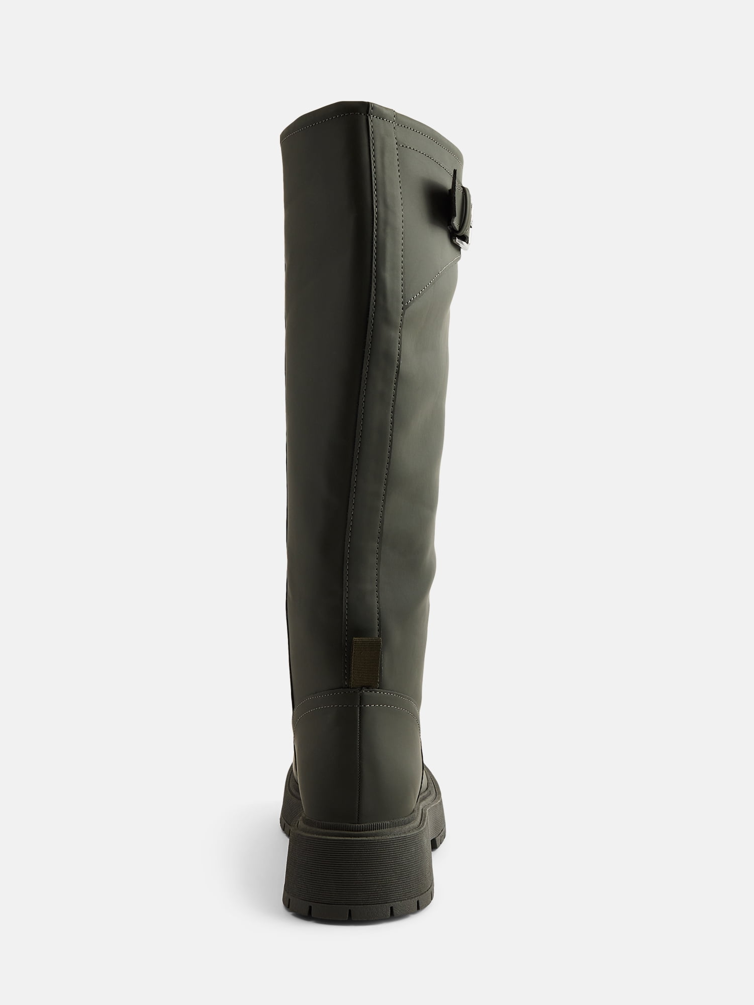 No Boundaries Women’s Buckled Chunky Heel Sun Boots