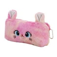 thumbnail image 2 of Clearance Cute Pencil Pouch | Fashionable Soft Plush Cat Pen Pouch Case Gradient Colors Large Capacity Pencil Organizer Smooth Zipper Stationery Storage Bag, 2 of 6