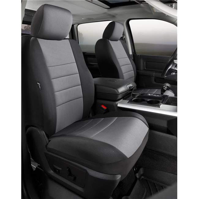 FIA NP9767GRAY Gray Neo Neoprene Custom Fit Truck Seat Covers for 2019 Ford Ranger