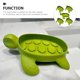 thumbnail image 4 of Jabonera de baño con forma de tortuga, soporte de jabón autodrenante, bandeja decorativa para jabón, 5 uds., 4 of 6