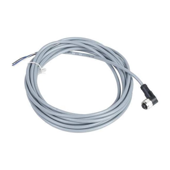 Telemecanique Sensors Cordset,16.4 ft.,Gray,250VAC/300VDC XZCPV1241L5