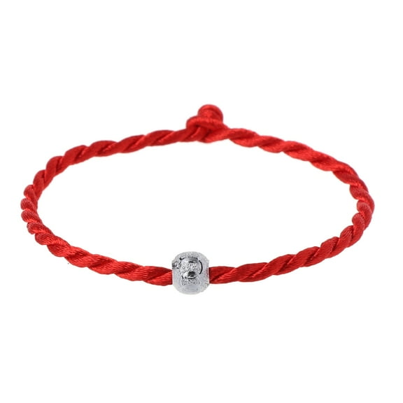 XISAOK Kabbalah Braided Bracelet Lucky Bead Tibetan Red Rope String Bracelets Jewelry