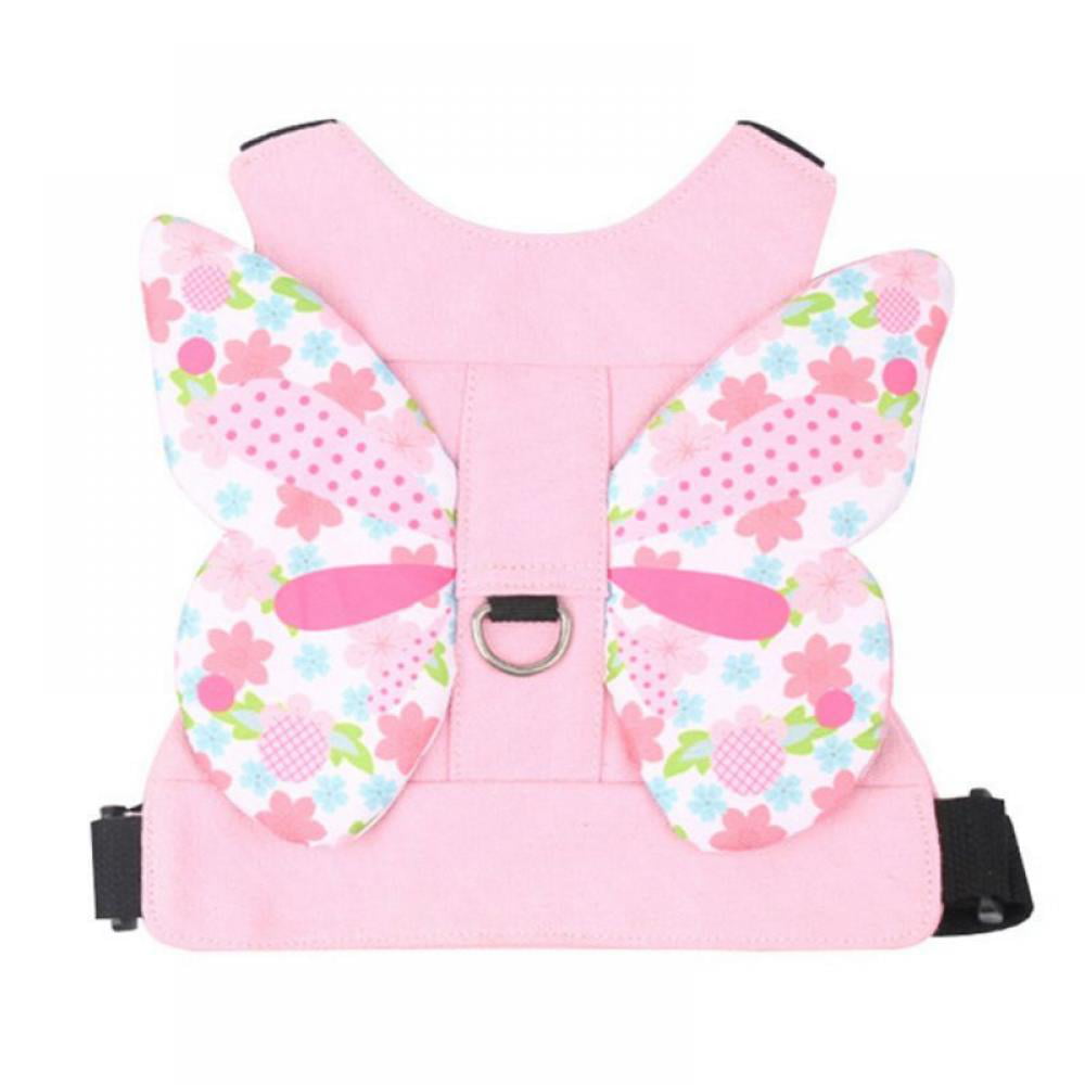 BTSKY Baby Toddler Kids Butterfly Wing Safety Harness Reins Strap belt lead pink 