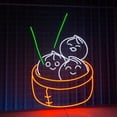 thumbnail image 3 of Handmadetneonsign Dimsum Neon Sign, Chinese Food Wall Art Decor, Chinese Restaurant Wall Decor, 3 of 5