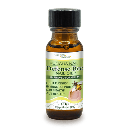 Fungus Nail Defense Bee Nail Oil - Improved Formula - Our Best Essential Oil Tea Tree Oil for Nail Fungus Vitamin E Oil for Nail Fungus Orly Nail Defense Manuka Essential Oil for Fungus Nails Fungus