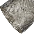 thumbnail image 4 of Benjara BM220751 Round Metal Mesh Shade Track Light Head & Frame, Silver, 4 of 5