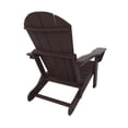thumbnail image 6 of FADINGFREE Outdoor Folding Adirondack Chair, All-Weather & Space-Saving HDPE Chair for Patio, Poolside, Deck & Graden, Dark Brown, 6 of 13