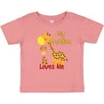 thumbnail image 3 of Inktastic My Grandma Loves Me Giraffe Boys or Girls Baby T-Shirt, 3 of 5