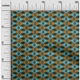 thumbnail image 1 of oneOone Cotton Silk Fabric Geometric Ikat Decor Fabric Printed BTY 42 Inch Wide, 1 of 4