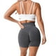 thumbnail image 3 of Pantalones cortos de yoga sin costuras con camuflaje europeo y americano, pantalones elásticos de secado rápido y transpirables para mujer, pantalones cortos profesionales originales, 3 of 5