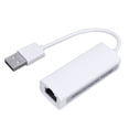 thumbnail image 1 of FLhrweasw Adaptador Red 100 Mbps Tarjeta Con Cable USB 2.0 para Macbook Wii Tablet (Blanco), 1 of 9