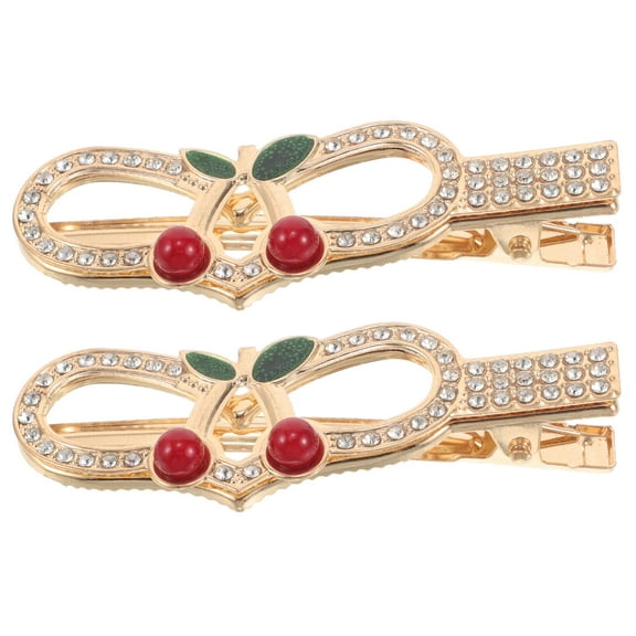 ELAYARD 2 Pcs Hair Clips Duckbilled Clip Hairpins Alloy Assorted Color For Women Weddings